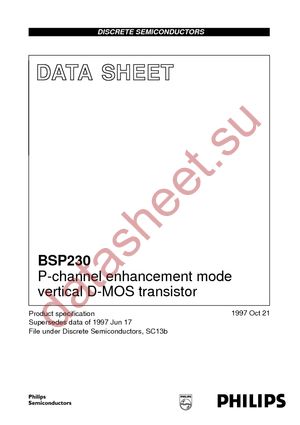 BSP230,135 datasheet  
